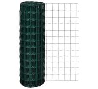 vidaXL Euro Fence Steel 25x1.2 m Green