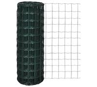 vidaXL Euro Fence Steel 10X1.5 M Green, Green