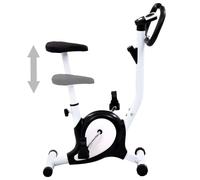 vidaXL Exercise Bike with Belt Resistance Black Hometrainer Gym Cardio Bicycle