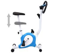 vidaXL Exercise Bike with Belt Resistance Blue Hometrainer Gym Cardio Bicycle