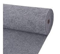 vidaXL Exhibition Carpet Rib - Versatile Fabric Floor Covering for Events - 1.2x10m - Heavyweight, Durable and Reusable - Easy to Customise and Clean - Grey
