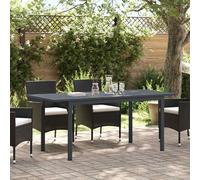 vidaXL Extension Table Anthracite 180 x 80 x 76 cm Steel