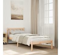 Vidaxl Extra Long Bed Frame Without Mattress 100X220 Cm Solid Wood Pine