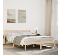 vidaXL Extra Long Bed Frame without Mattress 140x210 cm Solid Wood Pine