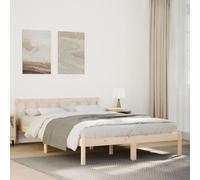 vidaXL Extra Long Bed Frame without Mattress 160x220 cm Solid Wood Pine