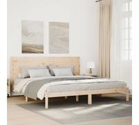 vidaXL Extra Long Bed Frame without Mattress 200x210 cm Solid Wood