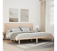 vidaXL Extra Long Bed Frame without Mattress 200x210 cm Solid Wood
