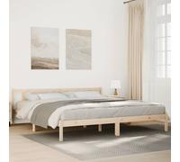 vidaXL Extra Long Bed Frame without Mattress 200x210 cm Solid Wood Pine