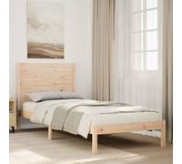 vidaXL Extra Long Bed Frame without Mattress 90x210 cm Solid Wood