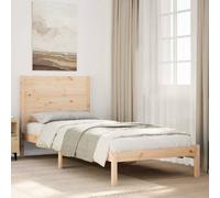 vidaXL Extra Long Bed Frame without Mattress 90x210 cm Solid Wood