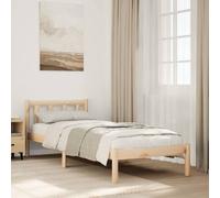 vidaXL Extra Long Bed Frame without Mattress 90x210 cm Solid Wood Pine