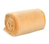 vidaXL Extra Soft Polyester Blanket, Stylish in Desert Mist Colour - 130x170 cm, Lightweight for Travel, Home and Office use, Easy-to-Wash and Durable with Chic Finishing