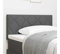 vidaXL Fabric Headboard Height Adjustable Dark Grey 100 cm Fabric