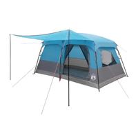 vidaXL Family Tent 10-Person Blue Polyester and Steel
