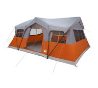 vidaXL Family Tent 487 x 340 x 216 cm Grey and Orange