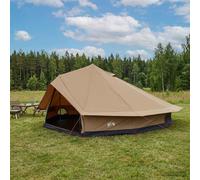 vidaXL Family Tent Brown 12-Person Polycotton