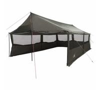 vidaXL Family Tent Brown grey 600 x 400 x 268 cm Polyester and Steel
