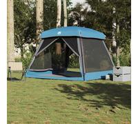 vidaXL Family Tent Cabin 6-Person Blue Waterproof