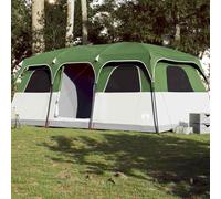 vidaXL Family Tent Cabin 9-Person Green Waterproof NEW