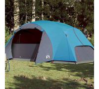 vidaXL Family Tent Crossvent 8-Person Blue Waterproof
