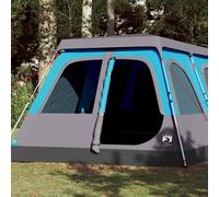 vidaXL Family Tent Dome 10-Person Blue Quick Release NEW