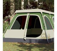 vidaXL Family Tent Dome 10-Person Green Quick Release UK