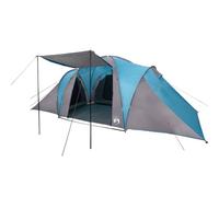 (blue) vidaXL Family Tent Dome Lightweight Camping Dome Tent Waterproof