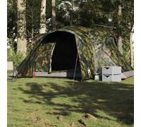 vidaXL Family Tent Dome 6-Person Camouflage Waterproof UK