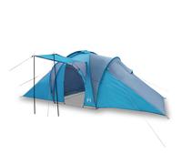 vidaXL Family Tent Dome 6-Person Camping Tent Lightweight Tent Blue Waterproof