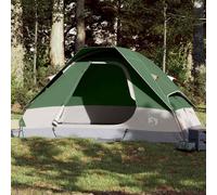 (Green, 335 x 273 x 183 cm) vidaXL Family Tent Dome 6-Person Outdoor Lightweight Camping Tent Waterproof