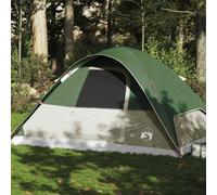 vidaXL Family Tent Dome 6-Person Green Waterproof
