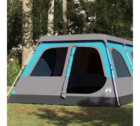 vidaXL Family Tent Dome 8-Person Blue Quick Release UK