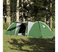 vidaXL Family Tent Dome 8-Person Green Waterproof UK