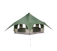 vidaXL Family Tent Green 10 People Modern Family Tent Set for Camping, Adventure Backpack Equipment, Weatherproof All Year Round