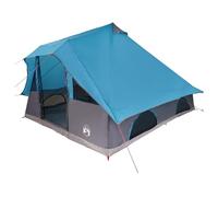 vidaXL Family Tent Teepee Blue 8 People Waterproof