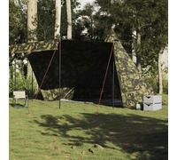 vidaXL Family Tent Tipi 6-Person Camouflage Waterproof UK