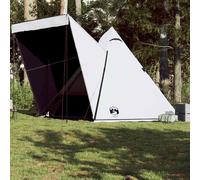 (white) vidaXL Family Tent Tipi 6-Person Camping Lightweight Tent Dome Tent Waterproof