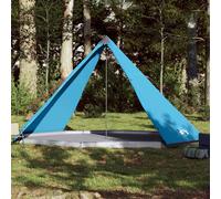 vidaXL Family Tent Tipi 8-Person Lightweight Camping Tent Blue Waterproof