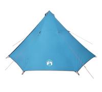 vidaXL Family Tent Tipi, 8-erson Camping Tent for Family in Traveling Beach Hiking Fishing, Lightweight Dome Tent, Blue Waterproof