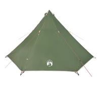 vidaXL Family Tent Tipi 8-Person Lightweight Camping Tent Green Waterproof