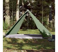 vidaXL Family Tent Tipi 8-Person Green Waterproof UK
