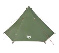 vidaXL Family Tent Tipi 8-Person Green Waterproof UK