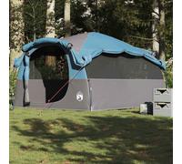 Family Tent Tunnel 6-Person Blue Waterproof
