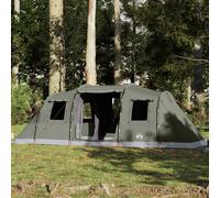 vidaXL Family Tent Tunnel 6-Person Olive Green Waterproof HOT