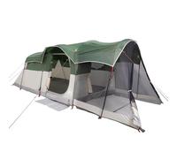 vidaXL Family Tent Tunnel 8-Person Green Waterproof
