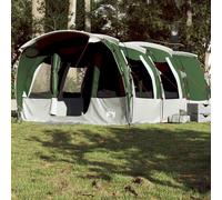Family Tent Tunnel 8-Person Green Waterproof