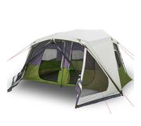 vidaXL Family Tent with LED 10-Person Light Blue Quick Release UK