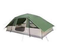 vidaXL Family Tent with Rainfly Water-resistant 10-Person Green