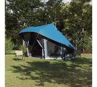 vidaXL Family Tipi Tent Folding Blue and Grey 508 x 470 x 300 cm