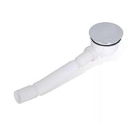vidaXL Fast Flow Waste Trap Drain & Flexible Hose for Enclosure Tray Bathroom